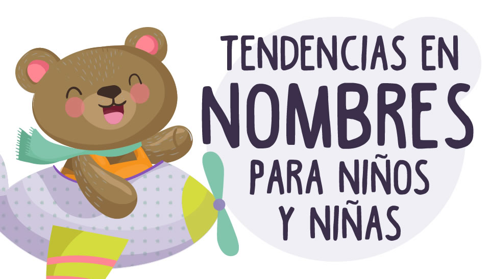 Tendencias en NOMBRES para niños y niñas para este 2017