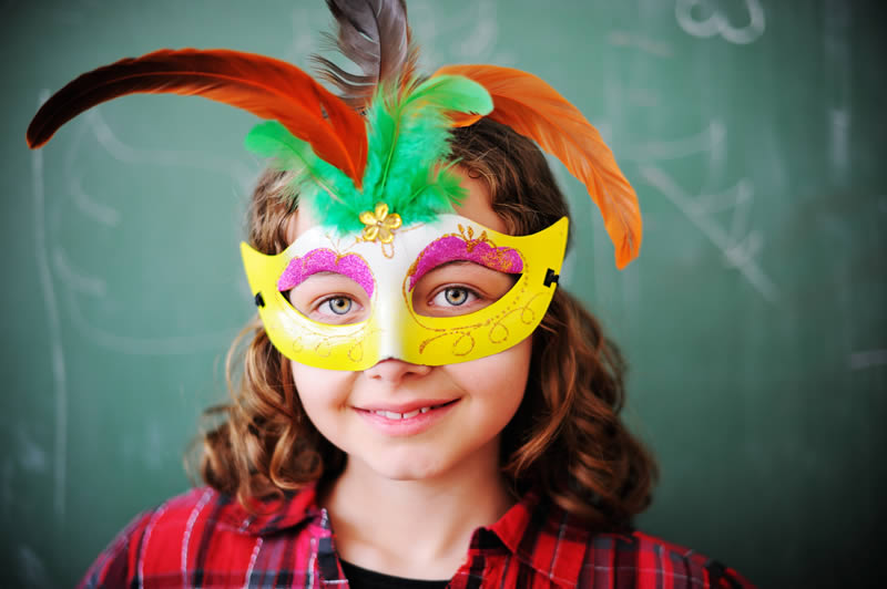 Máscaras infantiles de Carnaval para niños