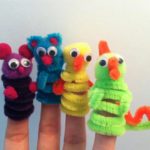 Cómo hacer marionetas de dedo con limpiapipas