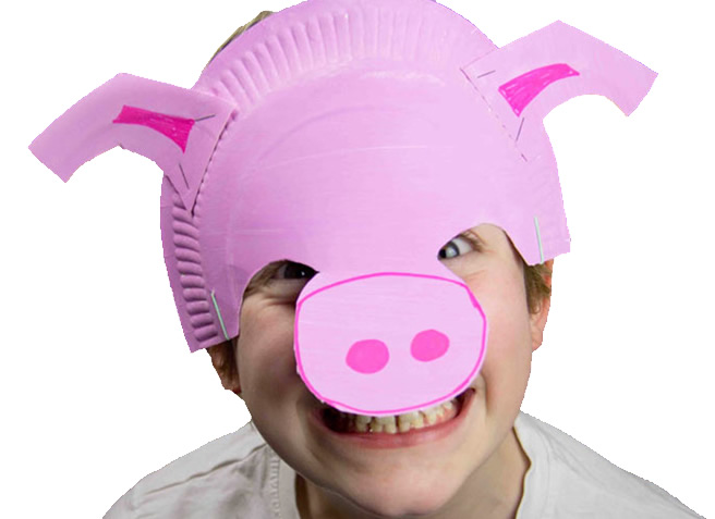 mascara cerdo carnaval