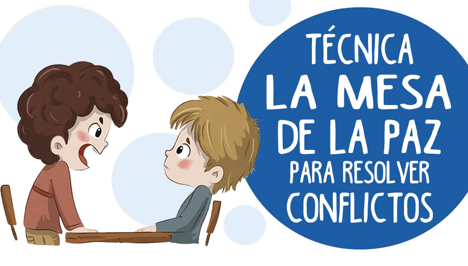 La técnica de la MESA DE LA PAZ para resolver conflictos en niños La técnica de la MESA DE LA PAZ para resolver conflictos en niños