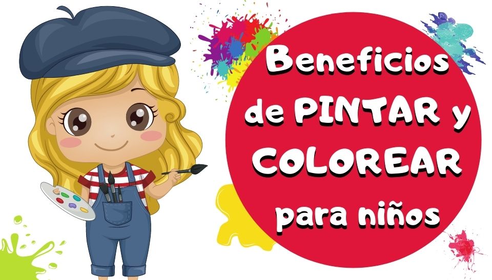 Las ventajas de pintar y colorear en los niños
