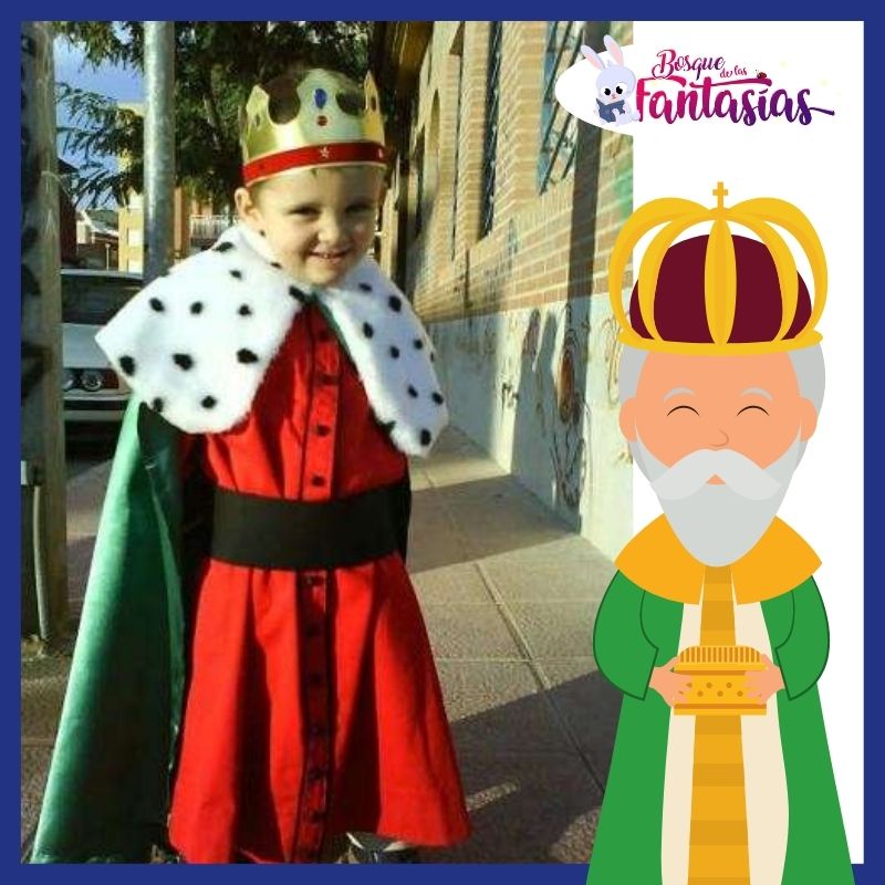 Chirrido bandera Saludo Cómo hacer un disfraz de Rey Mago para niños y niñas