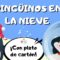 Manualidad de pingüinos en la nieve