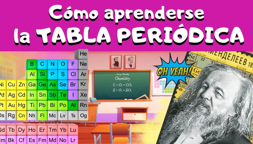 Cómo aprender la tabla periódica sin volvernos locos