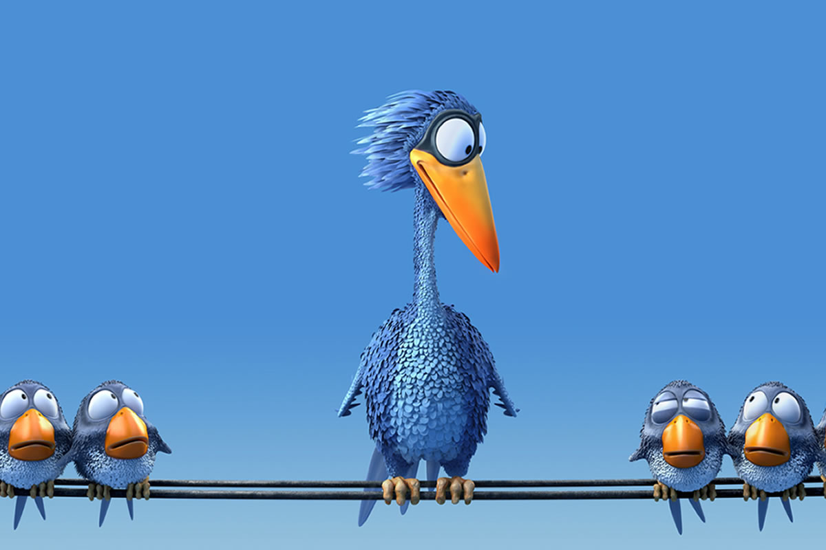 for the birds corto animación valores