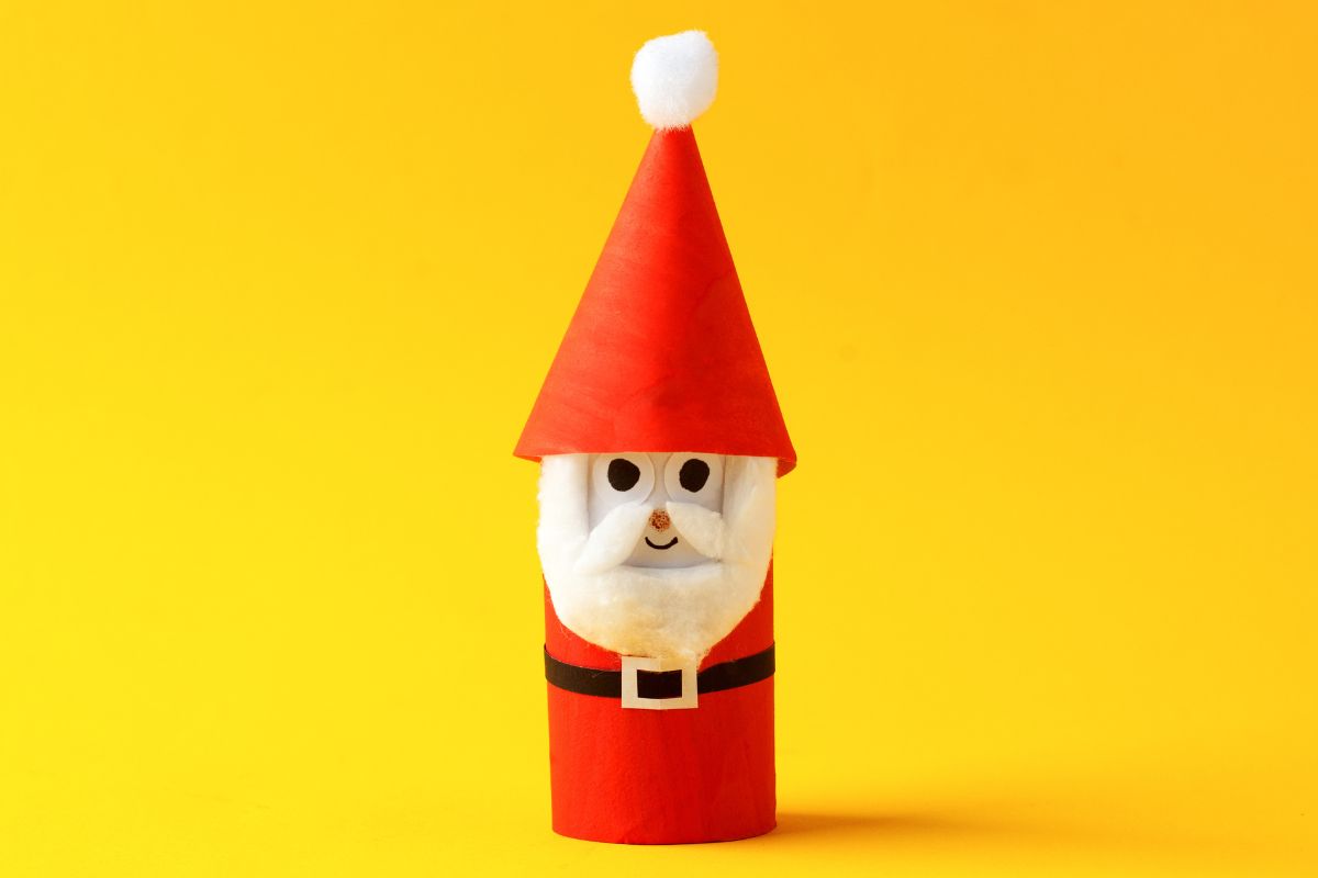 manualidades papá noel fáciles