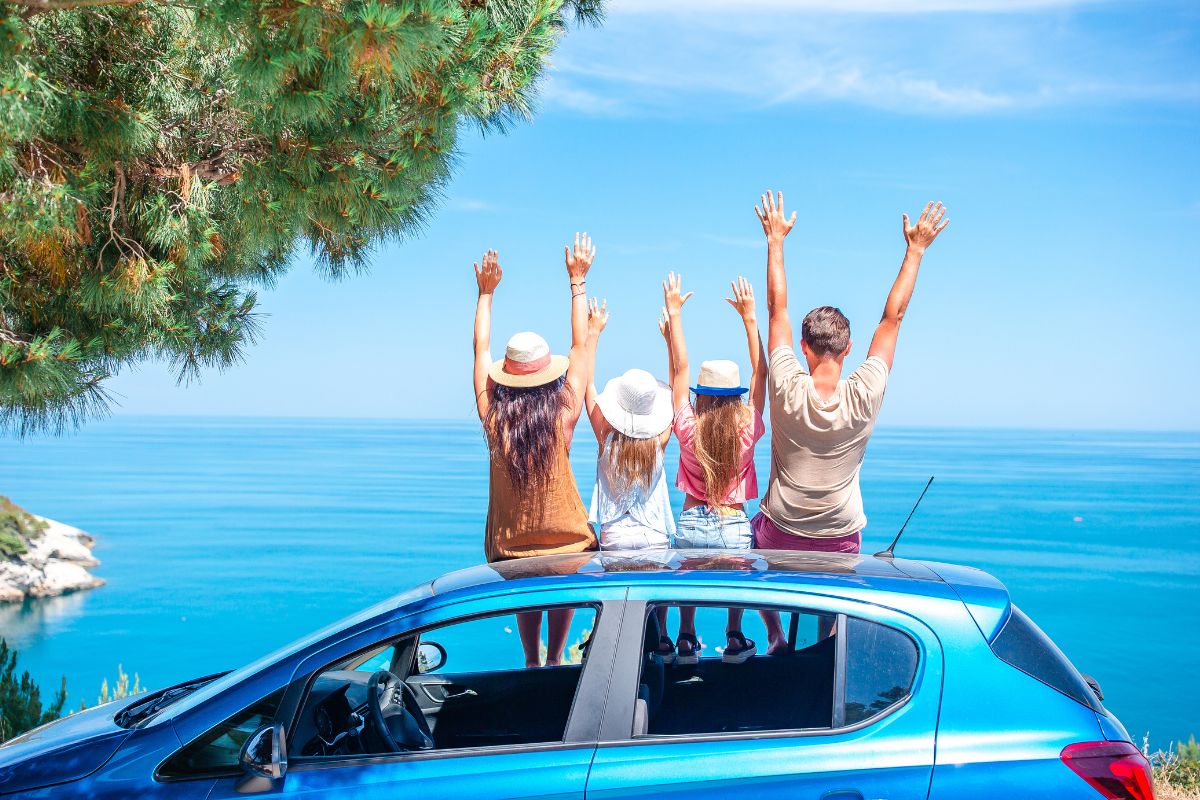 ideas viajar con niños en coche